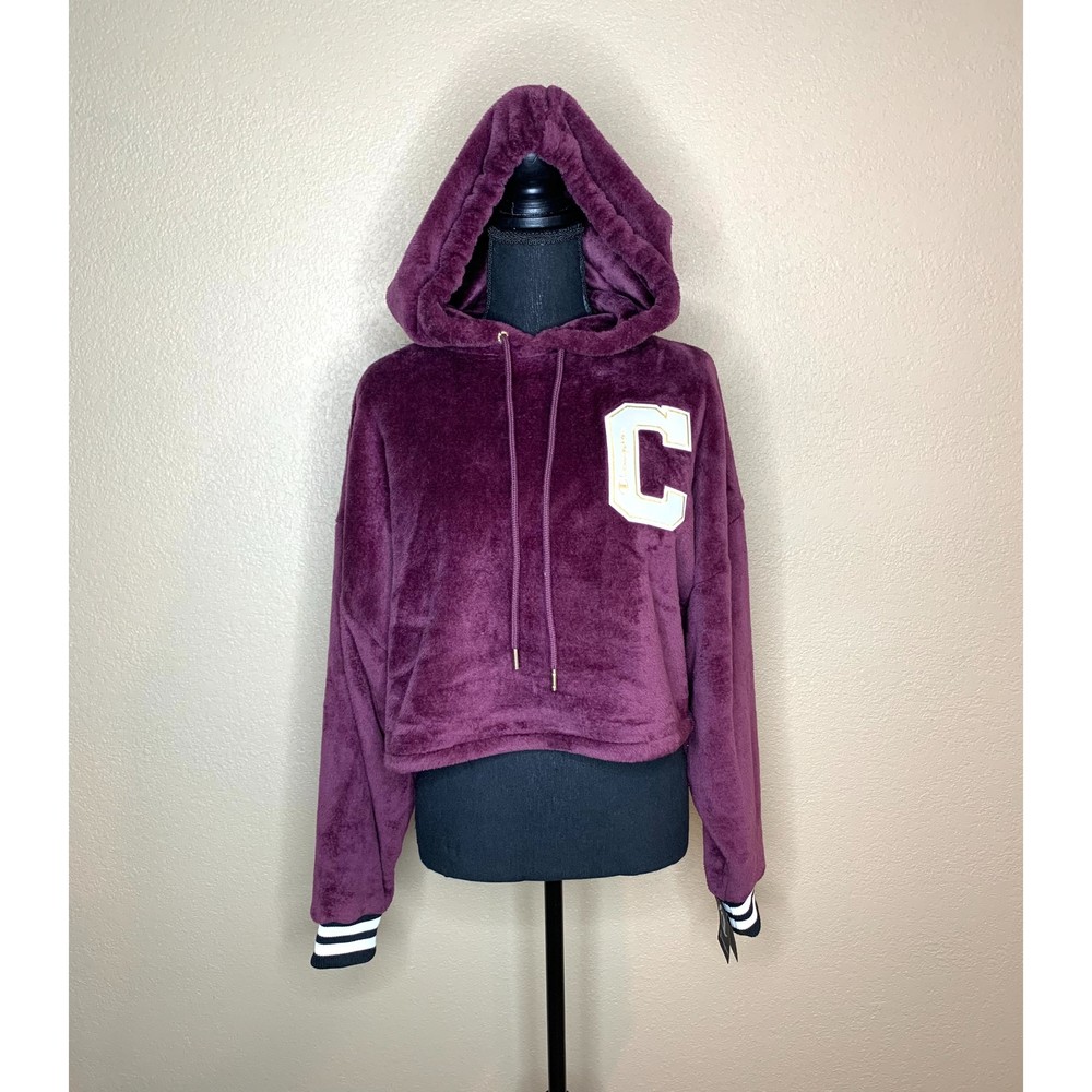 Champion NWT Women's Crop Fleece Hoodie